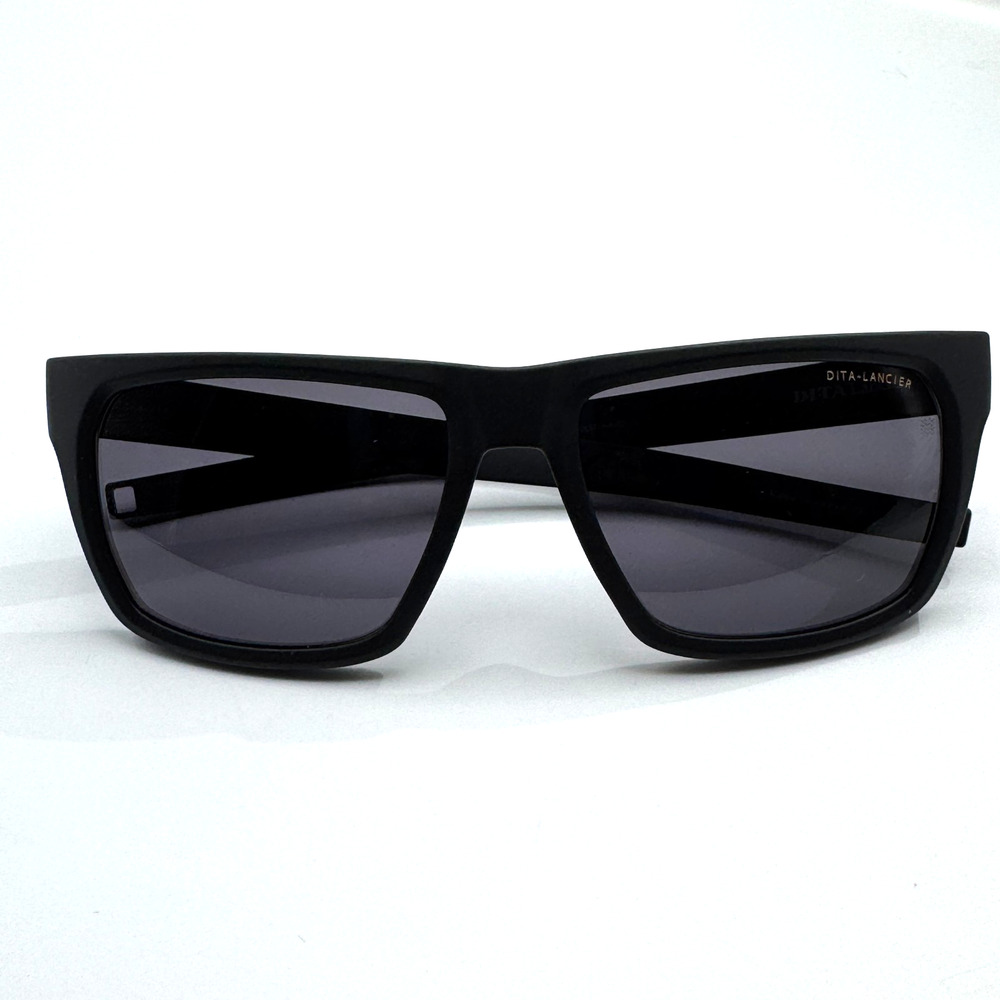 Dita Lancier Sunglasses LSA-716 Black Gray Polarized Lens 57mm DLS716-A-02 L New